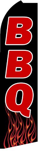 BBQ X-Large Swooper Feather Flag