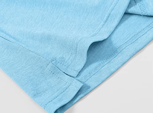 Tbmpoy Golf Polo Shirts For Women Short Sleeve T Shirts Lightweight Athletic Ladies Plus Shirt Quick Dry 4-Button Water Blue M #TOP5