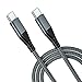 Price comparison product image USB C Charger Cable 100w 5A USB C Cable,2m USB C Charger, Type C Charger Cable Fast Charging,Nylon Braided USBC To USBC Cable Compatible With Samsung Galaxy Macbook Ipad Huawei,Google Pixel