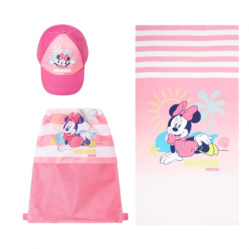 🏖️ Un'Esperienza di Comfort Senza Paragoni. Il morbido telo mare in microfibra da 70x130 cm avvolgerà i tuoi piccoli in un abbraccio di morbidezza e assorbenza. Con i loro personaggi preferiti di Minnie e Topolino, ogni momento al sole diventerà un'esperienza unica e divertente.