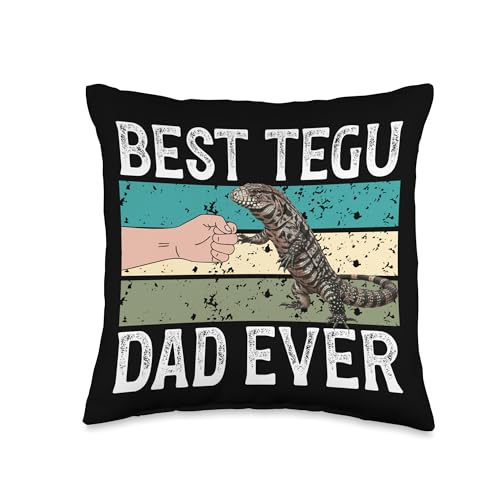 Tegu Dad Lover Throw Pillow