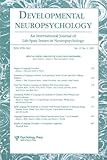Developmental Neuropsychology: Origins of Language Disorders: Vol.13, No. 3, 1997