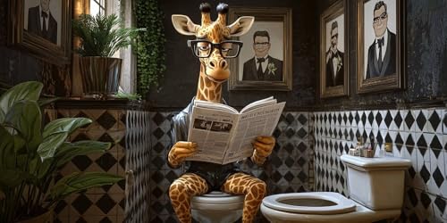 Kit Art Diamant DIY Girafe, l'Idée Cadeau Anti-Stress Originale pour Petits et Grands