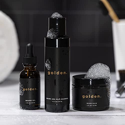 Everyday Beard Bundle,Pure & Organic Beard Growth Kit For Men Grooming W/Beard Oil, Beard Balm, Beard And Hair Shampoo, Beard Growth Care Gifts For Men #TOP5