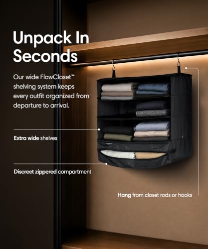 Solgaard Check-In Lite Suitcase - Hardside 24.8" Travel Luggage (Black) - Image 3