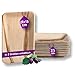 Produktbild Waipur Bio Palmblatt Teller - 25 Teller Rechteckig 28x18 cm - Premium Einweggeschirr kompostierbar - Umweltfreundliches Palmblatt Geschirr ähnl. Bambus Teller Einweg