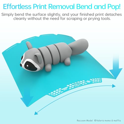 Image of BIQU CryoGrip Pro Glacier Build Plate for Snap-Maker U1 3D Printer | Low Temperature Printing, Double-Sided Spring Steel Sheet, 276X301mm, 1 Piece