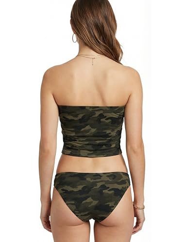 Image of MixMatchy Women's 3 Pack Tube Top Built-in Bra Strapless Ruched Bandeau