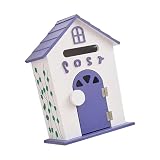 Wandbriefkasten Wandmontage-Briefkasten, Garten-Holzbriefkasten, Sammelbox, Außenbox für Mauern...