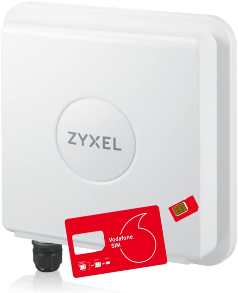 Zyxel NR7101 5G Outdoor Router with Unlimited Max Vodafone Data SIM