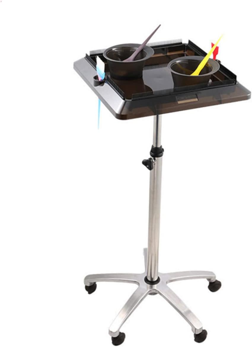 minkissy 1pc Hairdressing Tool Cart Tray for Hair Extensions Wig Holder Dyeing Bowl and Stylish Barber Shop Rolling Cart for Professional Use