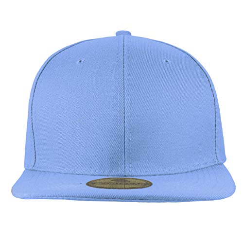 Image of Gelante Plain Blank Flat Brim Adjustable Snapback Baseball Caps Wholesale LOT 12 Pack