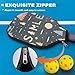 Fun Pickleball Cover for Paddles，Standard Fit Pick Racket Covers, Paddle Case with Zip USA Flag Racket Pocket Animal Pattern Pickleball Protective Cover (NS0145BZT54)
