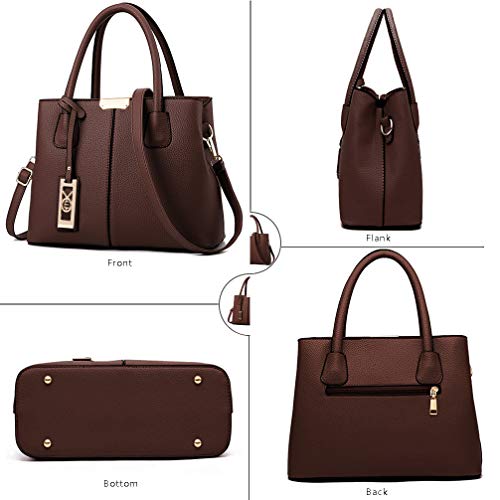 COCIFER Purses and Handbags for Women Shoulder Tote Bags Satchel Shoulder Bag - Thumbnail 4