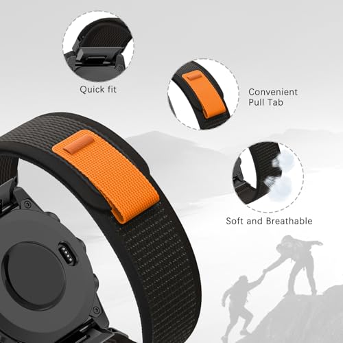Correa de nylon 20mm compatible con Garmin Fenix 8/7S/6S/5S miniatura 3