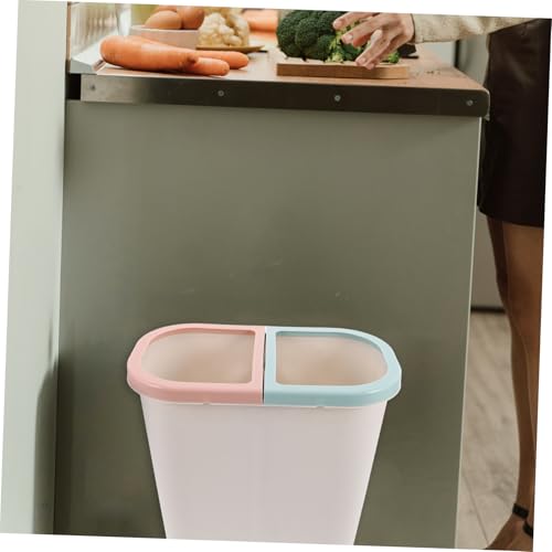 Caneca de basura rectangular PRETYZOOM sin tapa miniatura 5