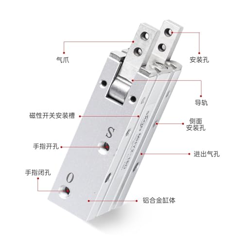 Mâchoire de serrage MHY2-16D pour manipulateur pneumatique - 3