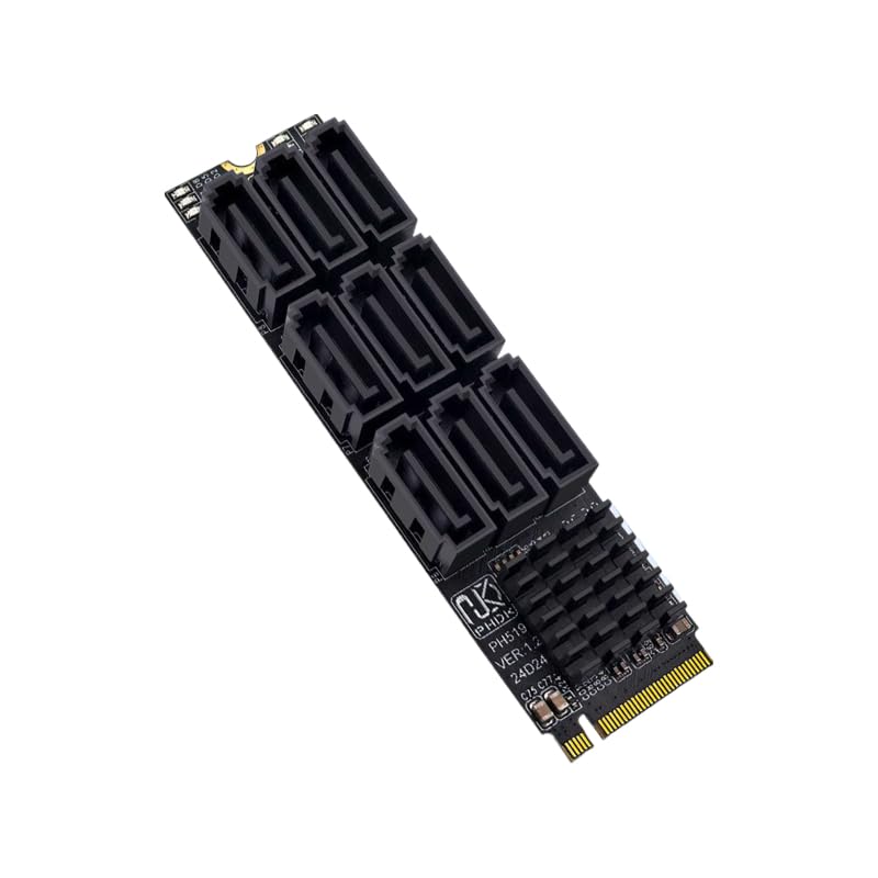 Plus de ports SATA ? Carte M2 NVMe vers 9 SATA pour sauver votre grand NAS