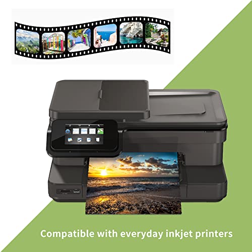 Lunarm 110 Sheets Photo Paper, 3 Sizes (4"X6", 5"X7", 8"X10") Glossy Paper Photo For Dye Ink Printer, 180Gsm Inkjet Printing Photo Paper Clear Image For Photo Album Diy Party Camping Festival Record #TOP2