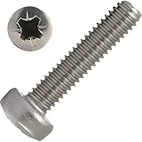 Verpackungseinheit: 20 Stück · Artikel: Linsenschrauben Pozidriv · Größe: M2x18 mm · Kopfdurchmesser: 4mm · Kopfhöhe: 1,6mm · Norm: 7985 / ISO 7045