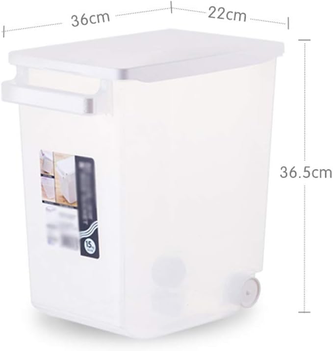 Rice Storage Box Sealed Proof Large Capacity Grain Flour Container Kitchen Flip Cover