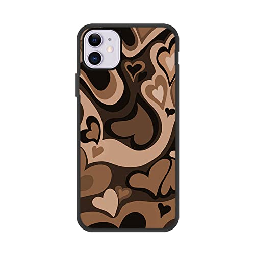 Coque Heart Circle iPhone 11 12 13 Pro Max protection antichoc XR XS X