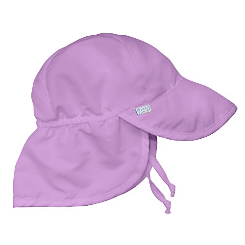 i Play. Baby Flap Sun Protection Swim Hat, Lavender, 0-6 Months