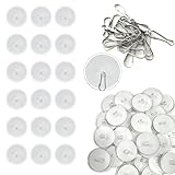 IJPDDRXYN 50 Stück Klebehaken Decke, Selbstklebende Deckenhaken Transparent - Haken Decke ohne Bohren für Wand & Decke - Inkl. Fahnenmast-Clips für Wohnung, Badezimmer, Küche, Karneval Dekoration