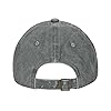 HJFCZH Black Adult Baseball Cap Hat Red Bird Holly Berry Branches Printing for Men and Women Stylish Durable, Gray, One size #2