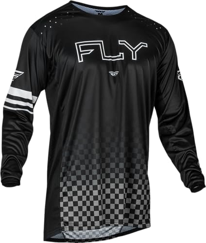Fly Racing 377-050YM Youth Rayce Bicycle Jersey Black Ym