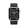 LB1 Leather Band for Apple Watch Bands Women Men Se Ultra 2 40mm 44mm 46mm 42mm 45mm 41mm 38mm 49mm Series 11 10 9 8 7 6 5 4 3 iWatch Strap Silicone Black