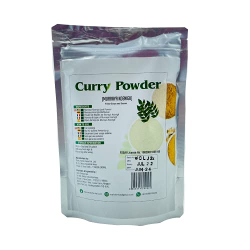 SVATV Curry-Pulver | Murraya Koenigii | Curry-Würzpulver | Indisches Curry-Pulver | Spezieller Geschmack, Hochwertige Kräuter – Größe – 227g