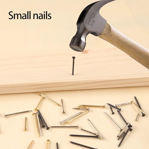 Image of newlng 500pcs Small Nail Round Head Tiny Nails String Art Nails Hand-Made Hardware Accessories Fasteners Mini Nail 1.5mm X 25mm /0.06 inchX1 inch(DXL) Silver