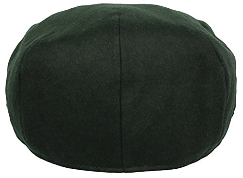 Men's Premium Wool Blend Classic Flat Ivy Newsboy Collection Hat ,1581-Olive, X-Large - Thumbnail 4