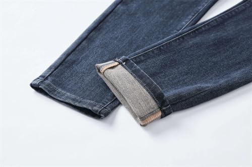 Men's Loose Straight-Leg Jeans, Comfortable, Thin, Stretch Cotton Blend, Moisture-Wicking Trousers4