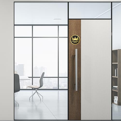 Image of Rousrie Conference Room Stickers For Glass Doors (Size: 6 Inch) For Office, Stores, Cafe, Hotel, Restaurant, Business & Shop, Self-Adhesive, Acrylic Signage (Conference room)