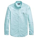 Klassische Passform: eine bequeme, entspannte Silhouette. Button-Down-Punktkragen Knopfleiste