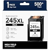 Payyink Replacement for 245XL Ink Cartridges for Canon 245XL PG-245 XL Black Ink Work with PIXMA MG2522 MX490 TR4520 TS202 TR4522 TS3122 TR4500 TS3300 Printer (1-Pack)