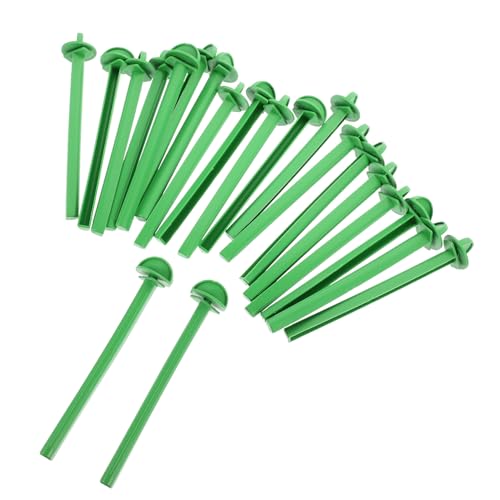 Hemoton 50Pcs Plastic Bird Perch Stand for Parrots Parakeets Birds Durable Cage Accessories for Bird Training Playtime for Pet Birds