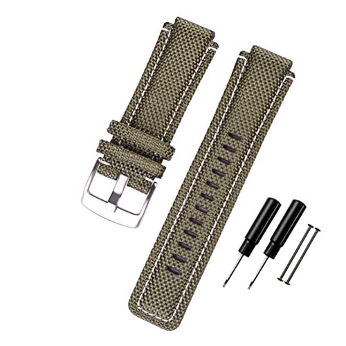 [X] 24*16mm fit for TimexɓKXgbvĎ܂ T2N720 T2N721 TW2T76500 6300 6400V[YiC+v̌pvj̏puXbg(Army-silver buckle)