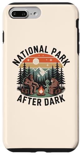 National Park Sasquatch Aliens Extraterrestrial Bear Camping �X�}�z�P�[�X iPhone 7 Plus/8 Plus �p