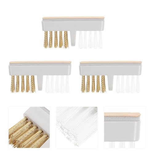 Angoily 3pcs herramientas de manicura para limpieza de brochas miniatura 7