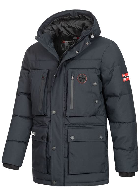 Geographical Norway Albert Men - Parka Ciepła męska Na Jesień-Zima - Płaszcz Mężczyźni - Dla Mężczyzn