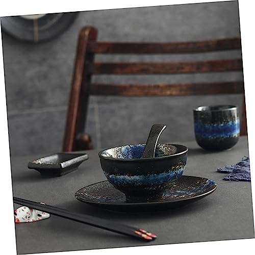 OUNONA Zestaw Naczyń Ceramicznych - Zestaw Misek Do Gorącego Garnka Zaokrąglone Krawędzie Drobny Materiał Nadaje Się Do Mycia W Zmywarce