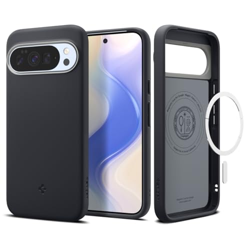 Image of Spigen Nano Pop MagFit for Google Pixel 10 Pro XL Case, Pixel 10 Pro XL Back Cover (2025) - TPU+Poly Carbonate|Black Sesame