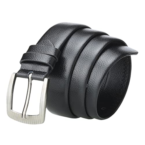 Business Men's Belt Men's Waist Belt Luxury Imitation Leather Alloy Comfortable Fit Versatile Style for Gentlemen Random Style