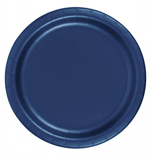 Party Favors Plus 72 Navy Blue Desert/Cake Paper Plates 7in