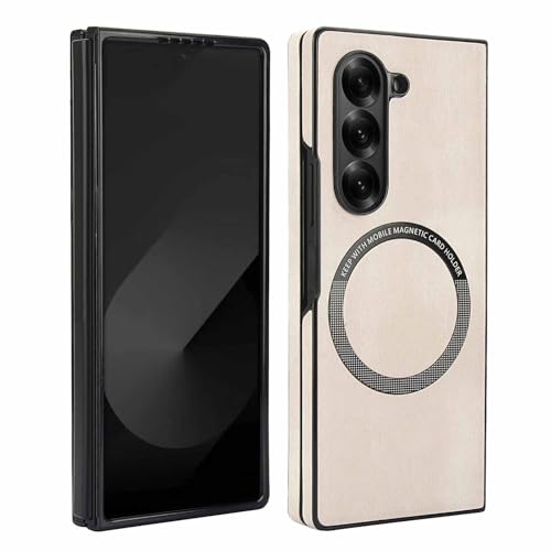 For Galaxy Z Fold 6 �p �P�[�X MagSafe�Ή� ���^ �y�� �ϏՌ� �M�����N�V�[ Z Fold 6 �J�o�[ �}�O�l�b�g�� PC �w�� �܂肽���� �X���� ���y�� �����₷�� ������� �T���X�� Z Fold 6 �X�}�z�P�[�X ���C 