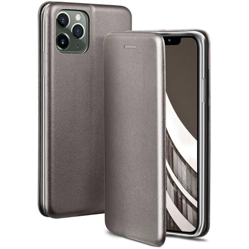 Étui iPhone 11 Pro Max anti-rayure à rabat OneFlow gris