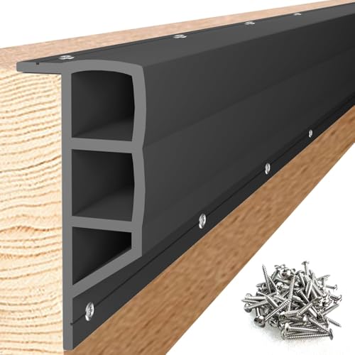 Nalwort Dock Bumpers 16 Feet and 24 Feet Full Protection Dock Fender for Straight Edge and Side Boat Dock Bumpers for Edging Includes Mounting Screws Black Gray Blue Brown Green Orange Yellow